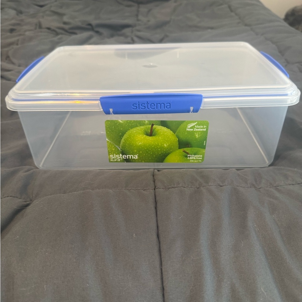 stem Blue Food Storage Container